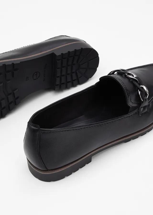 BUTY LOAFERS Z OZODBNYM ŁAŃCUCHEM
