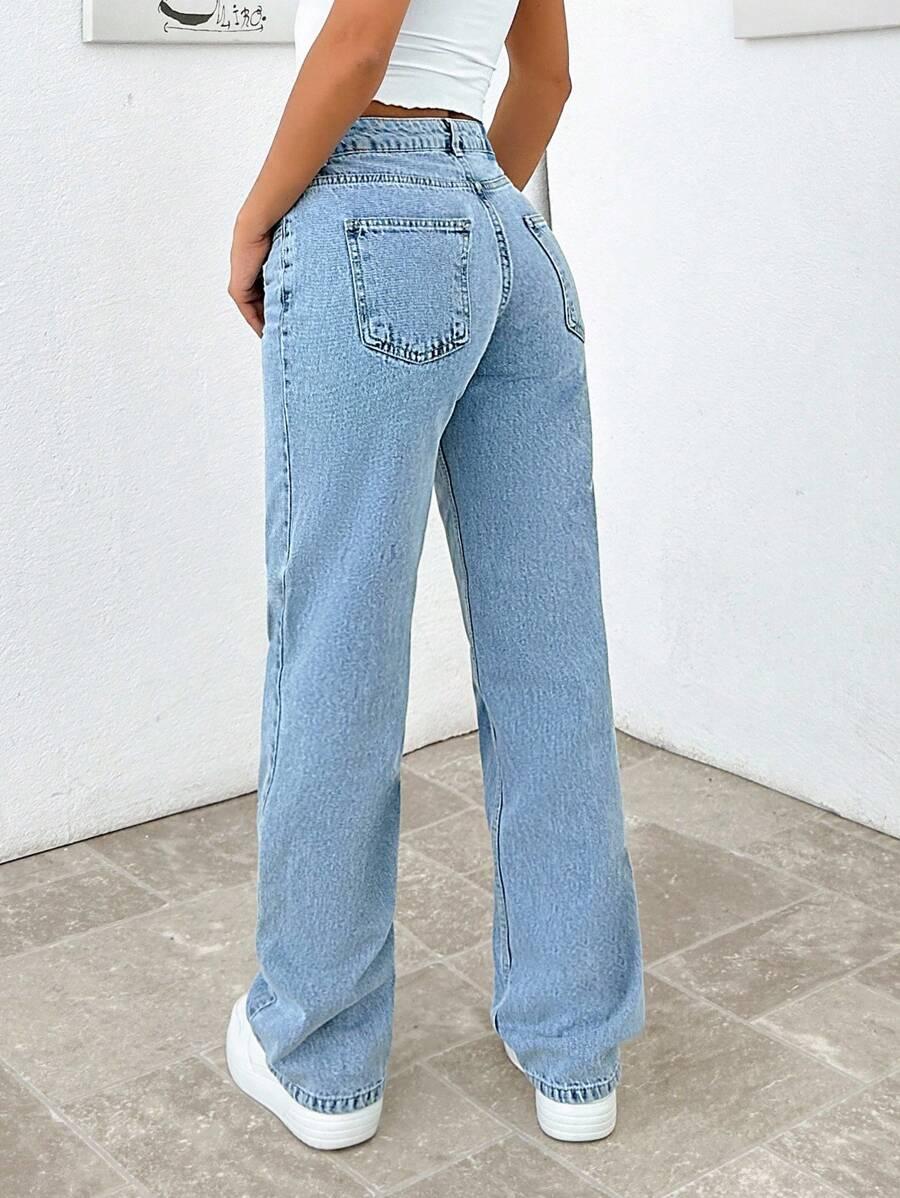NIEBIESKIE SPODNIE JEANS 