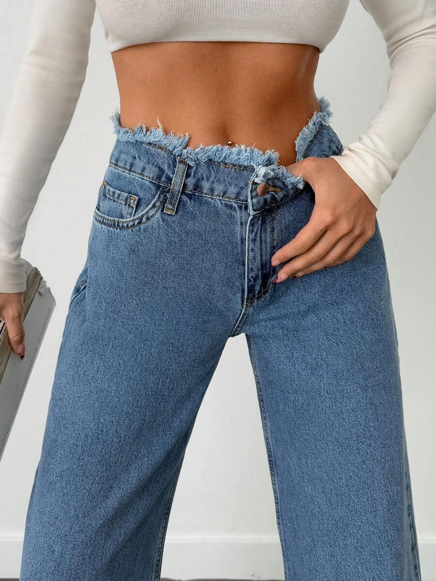NIEBIESKIE SPODNIE JEANS