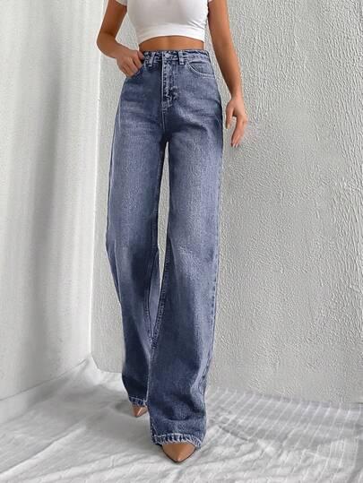 spodnie jeans prosta nogawka