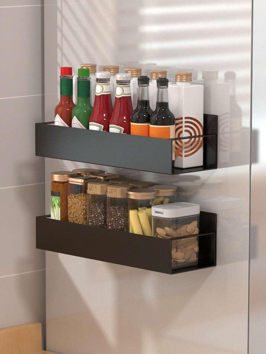 czarny stojak na przyprawy 4 pack
