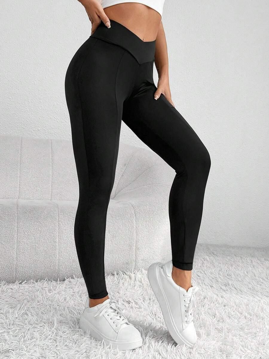 czarne legginsy wysoki stan 