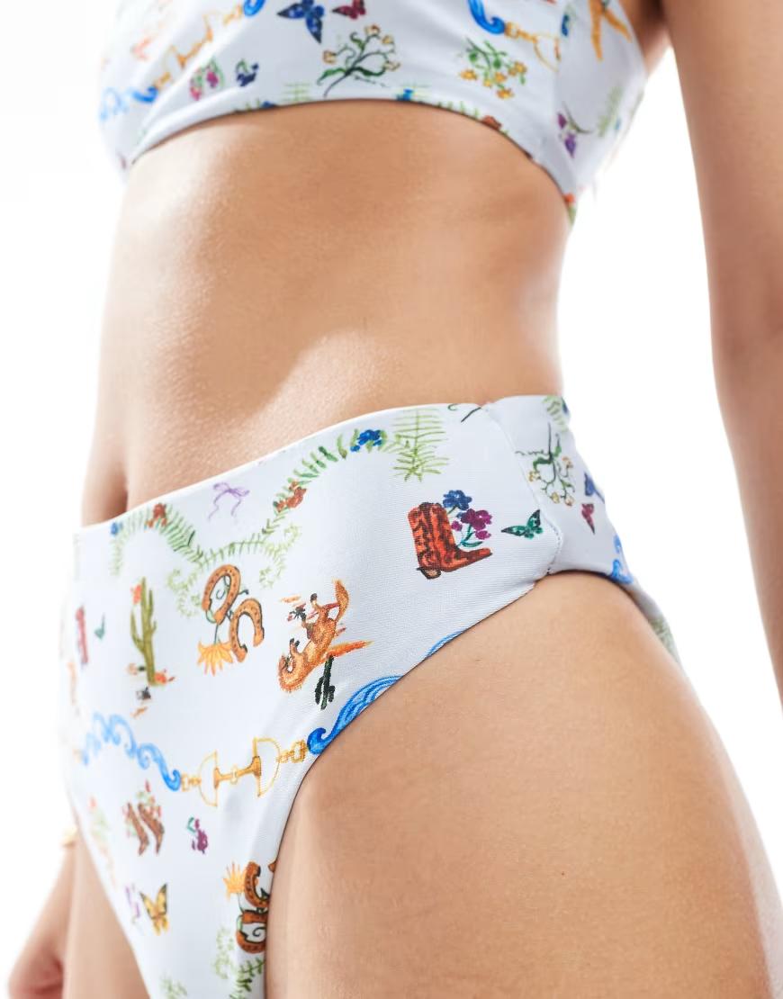 DÓŁ OD BIKINI PRINT