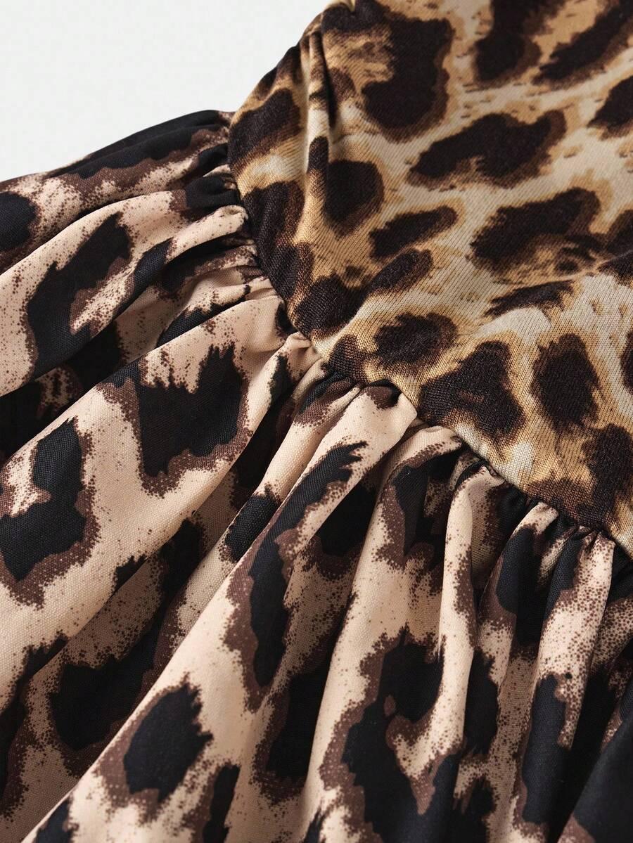 mini sukienka animal print
