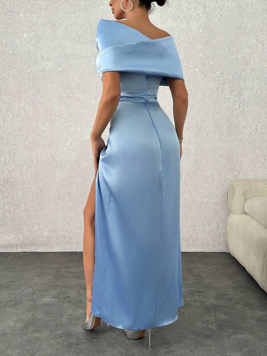 NIEBIESKA SUKIENKA MAXI