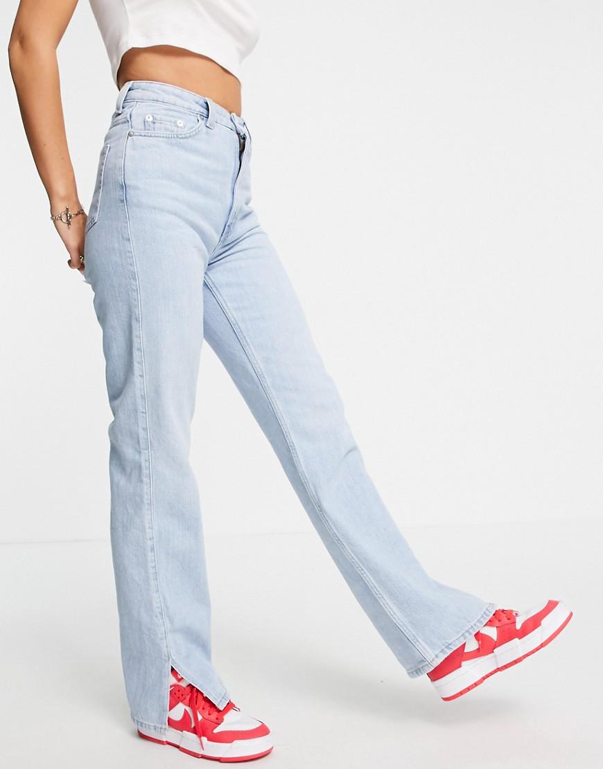 NIEBIESKIE SPODNIE JEANS ROZCIĘCIA
