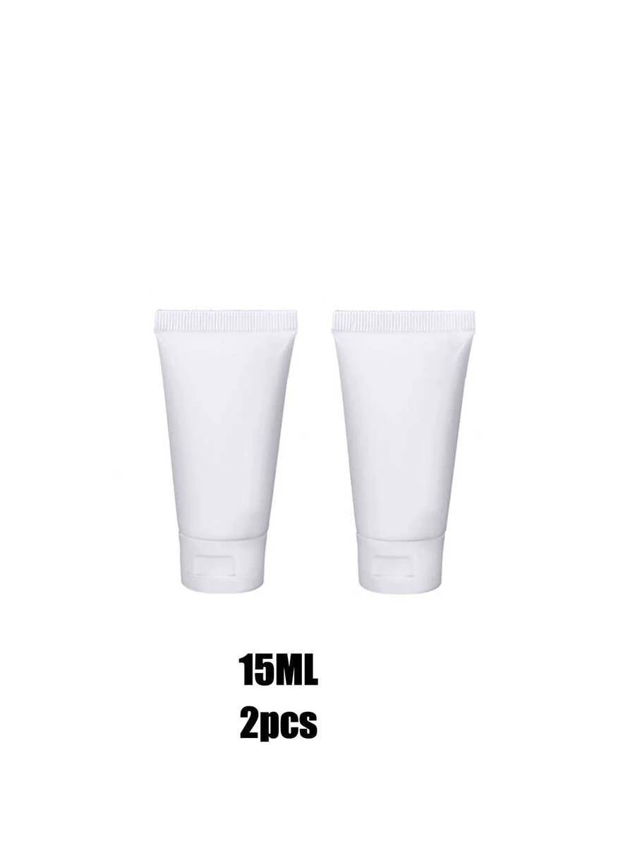 białe plastikowe butelki 2-pack