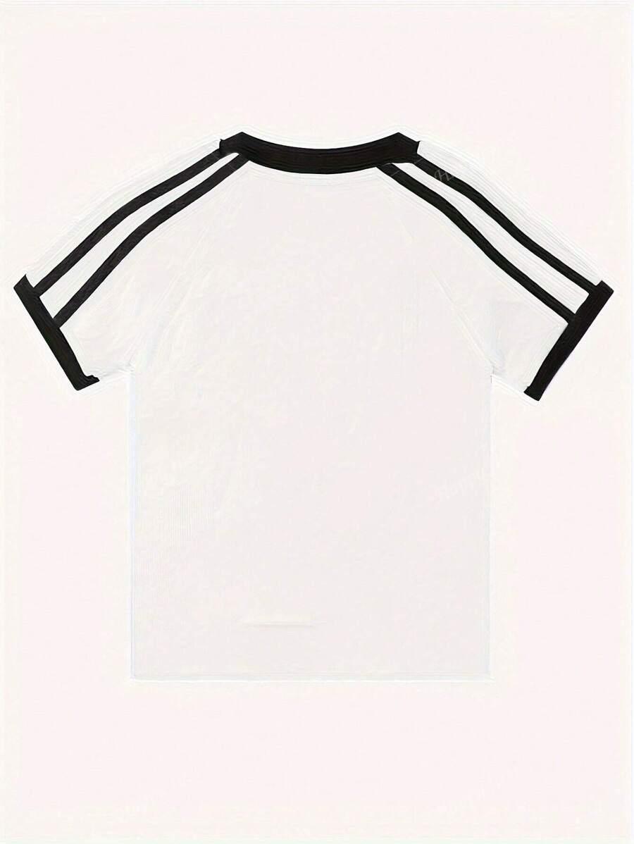 T-SHIRT NADRUK KONTRAST 