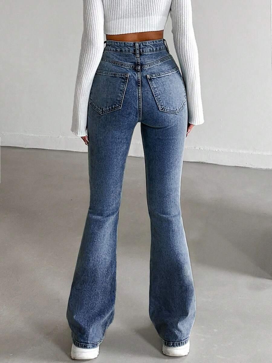 NIEBIESKIE SPODNIE JEANS