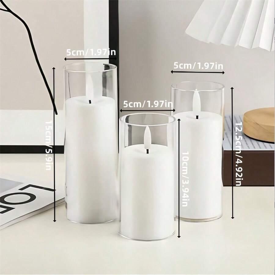 świeca led 3-pack