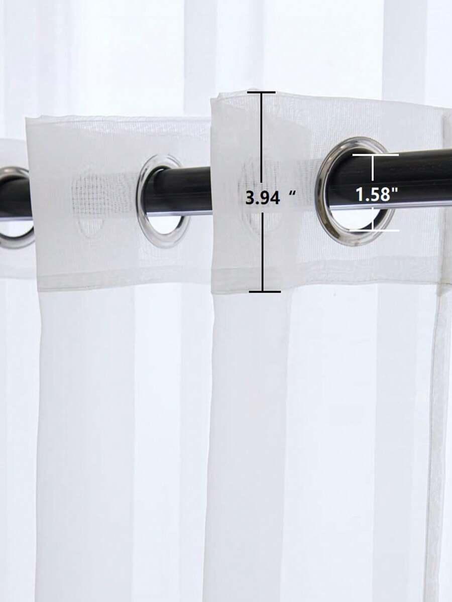 BIAŁA GŁADKA FIRANA 1-PACK 