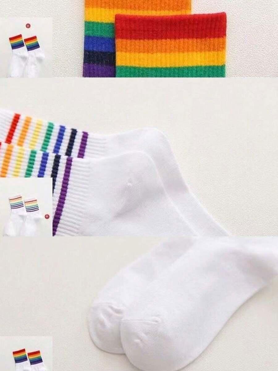 klasyczne skarpety wzór paski  3-pack