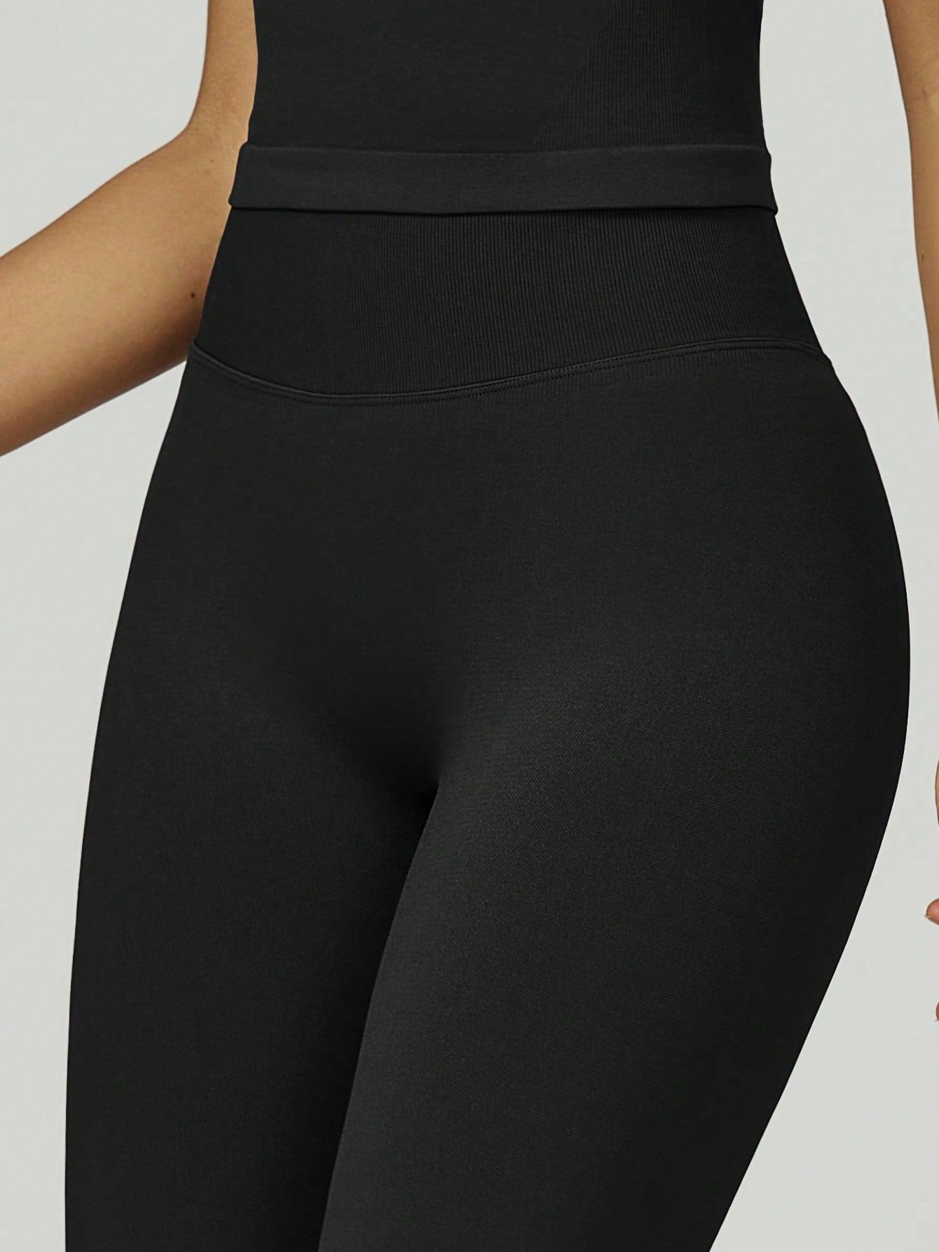 CZARNE LEGGINSY CASUAL