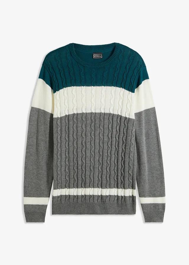 SWETER MĘSKI BEZ KAPTURA