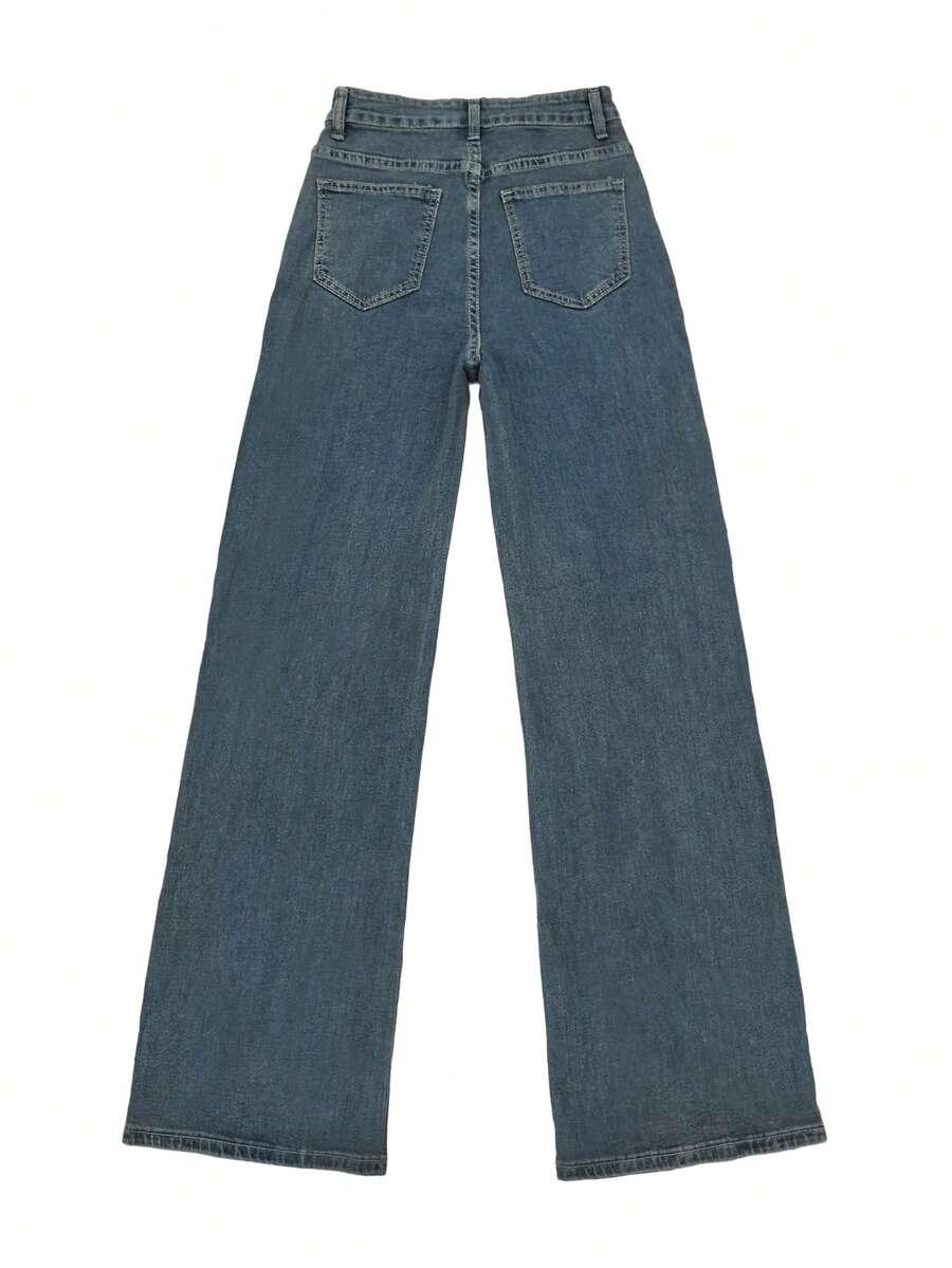 NIEBIESKIE SPODNIE JEANS