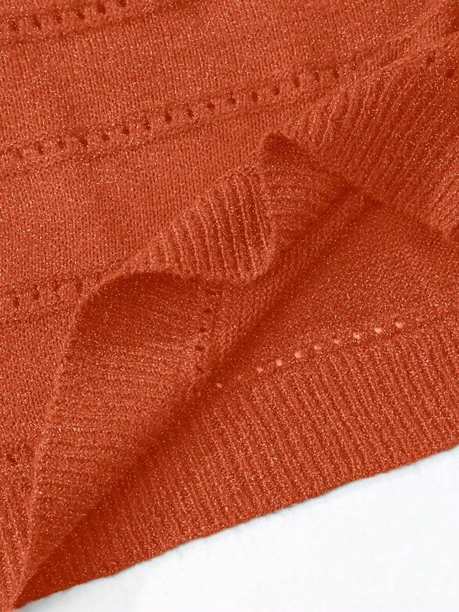 SWETER DAMSKI REGULAR OKRĄGŁY DEKOLT