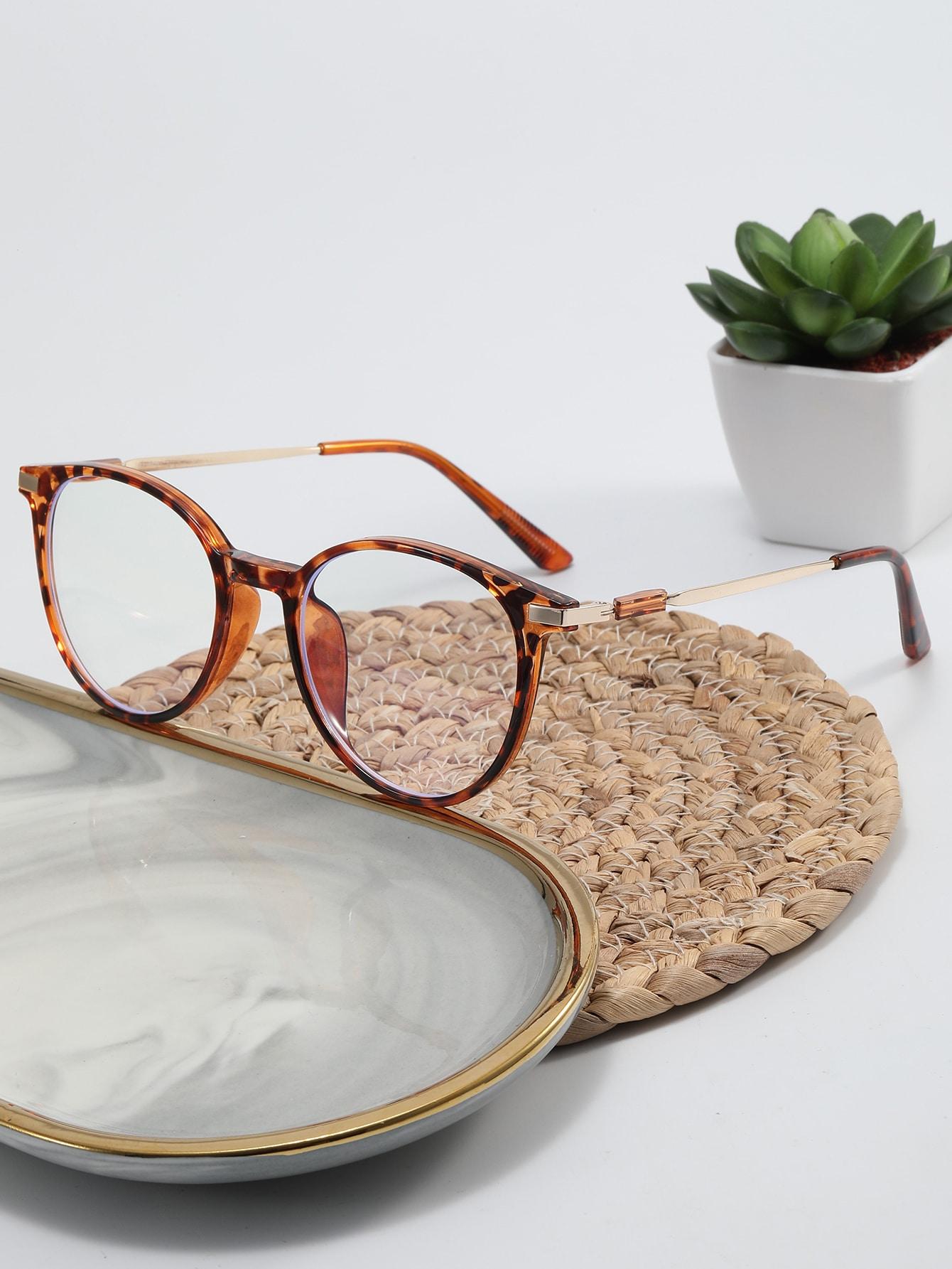 okulary zerówki ANIMAL PRINT