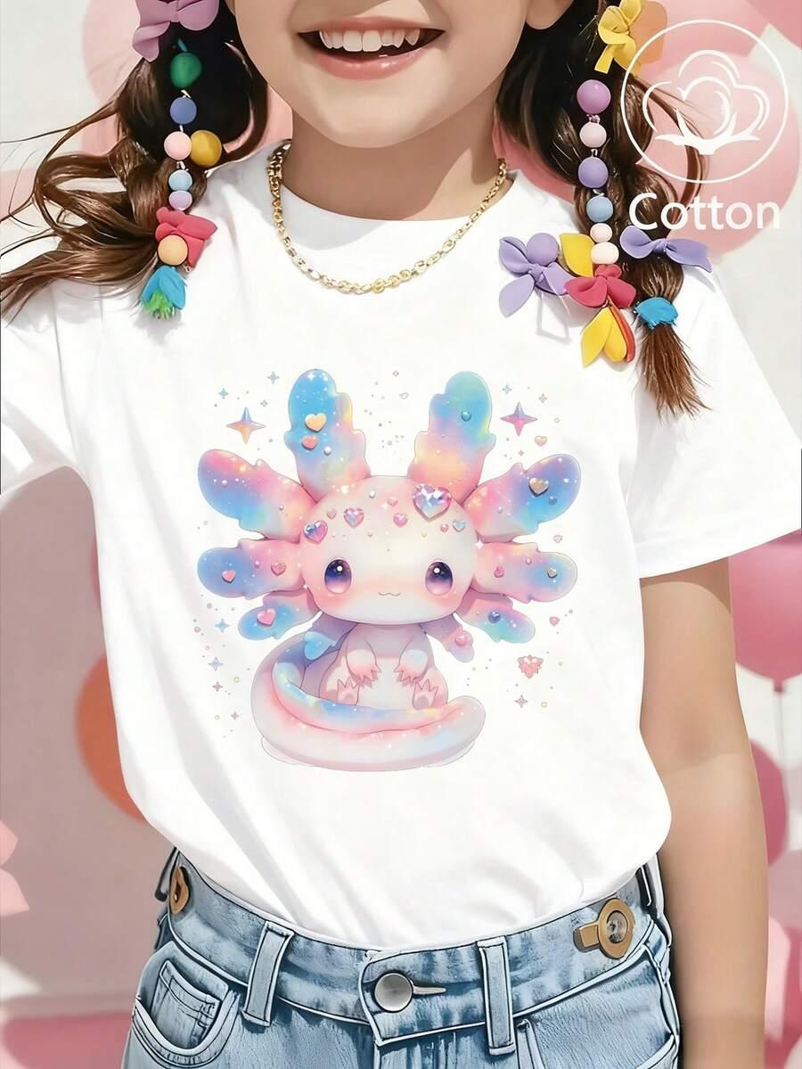 biały t-shirt nadruk