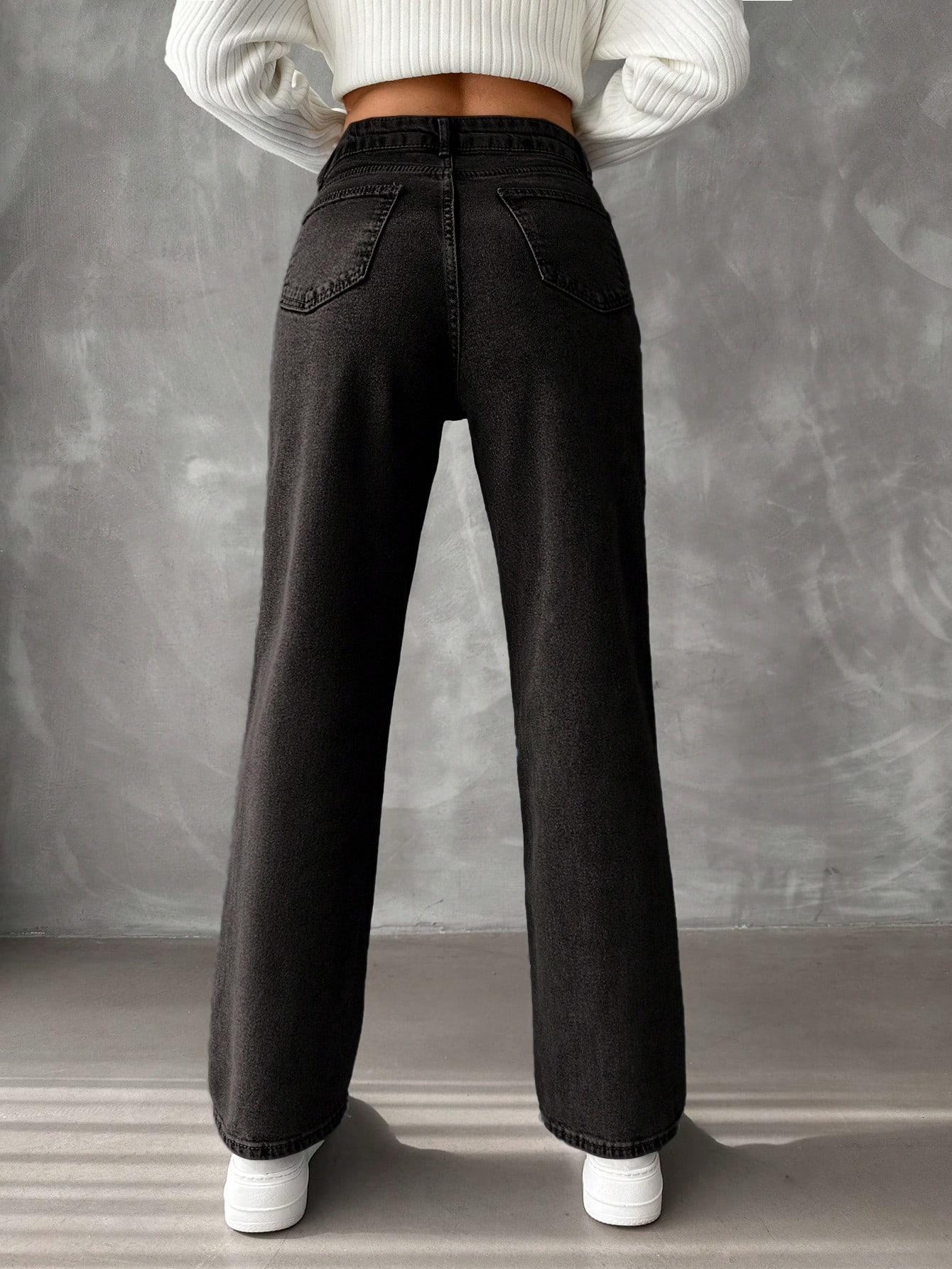 BAWEŁNIANE SPODNIE JEANS 