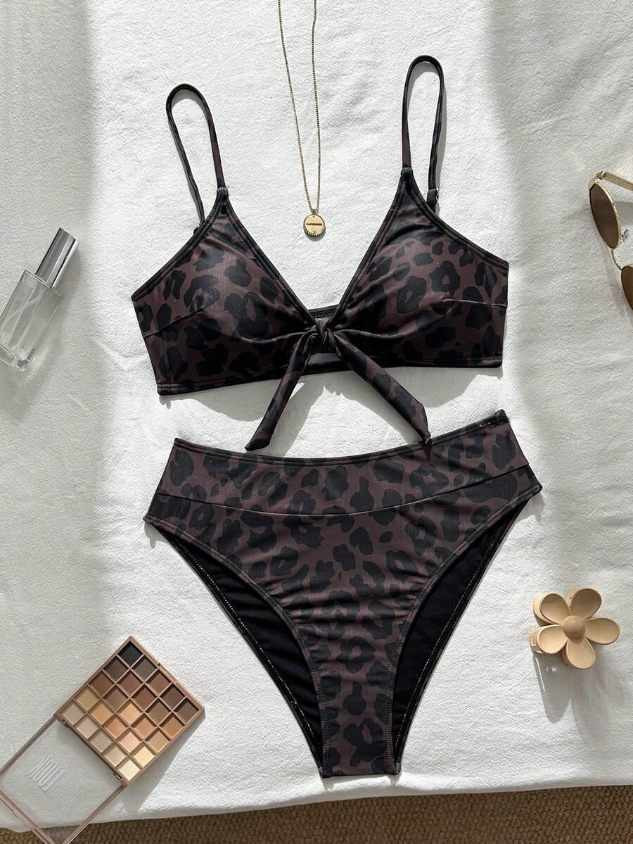 DWUCZĘŚCIOWY STRÓJ KĄPIELOWY ANIMAL PRINT