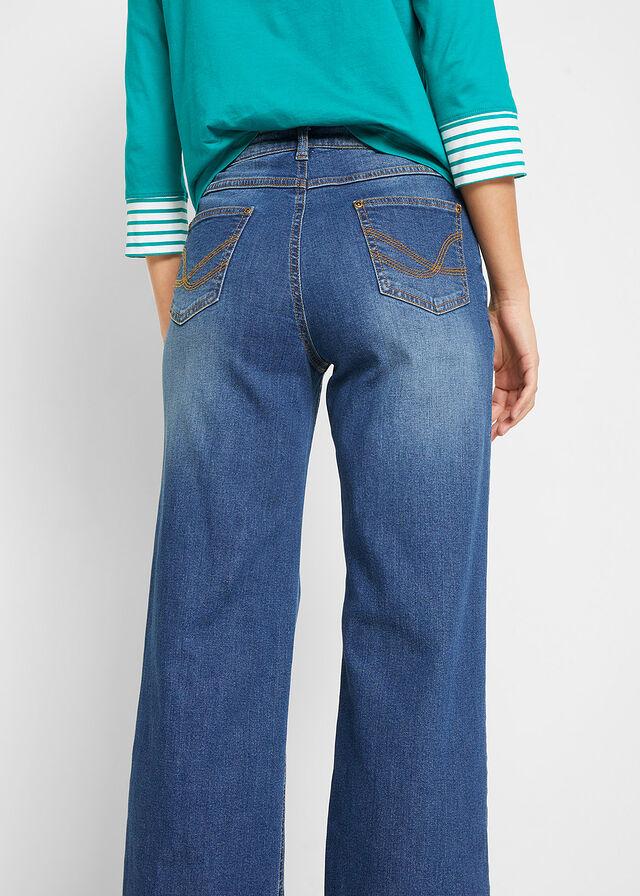 SPODNIE JEANSOWE DAMSKIE