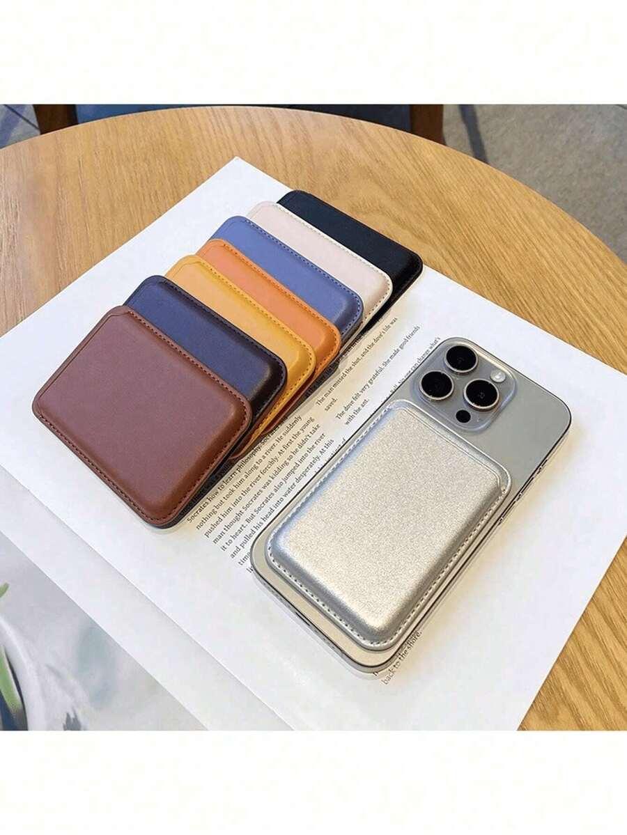 różowy portfel magnetyczny na telefon