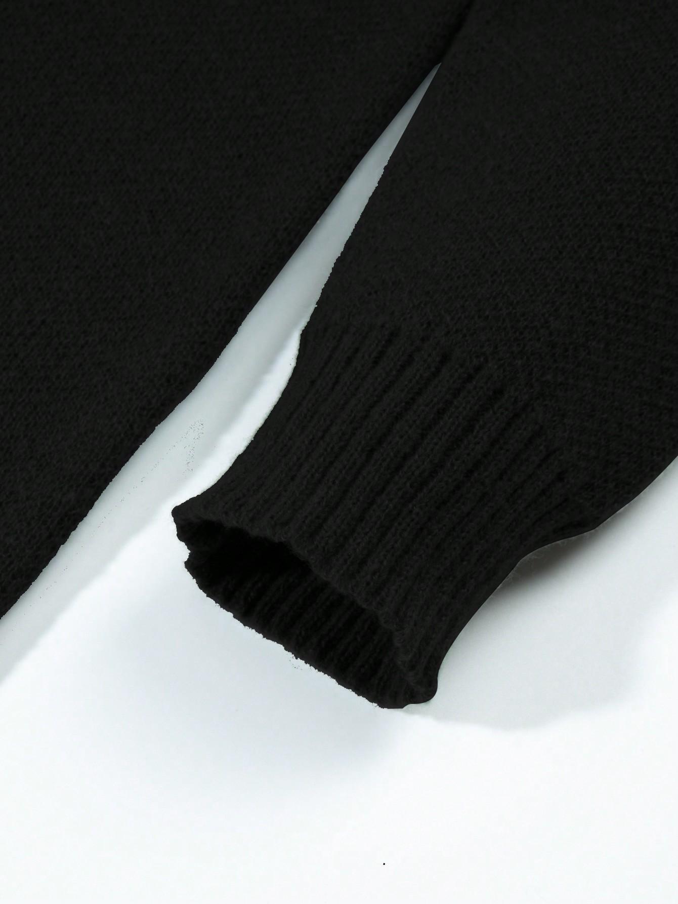 CZARNY SWETER CASUAL