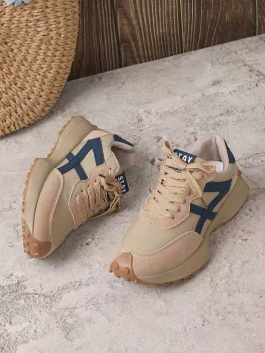 BRĄZOWE BUTY SPORTOWE