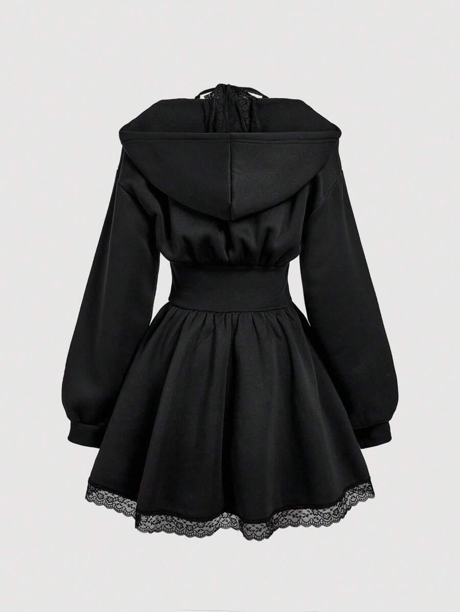 czarna mini sukienka 