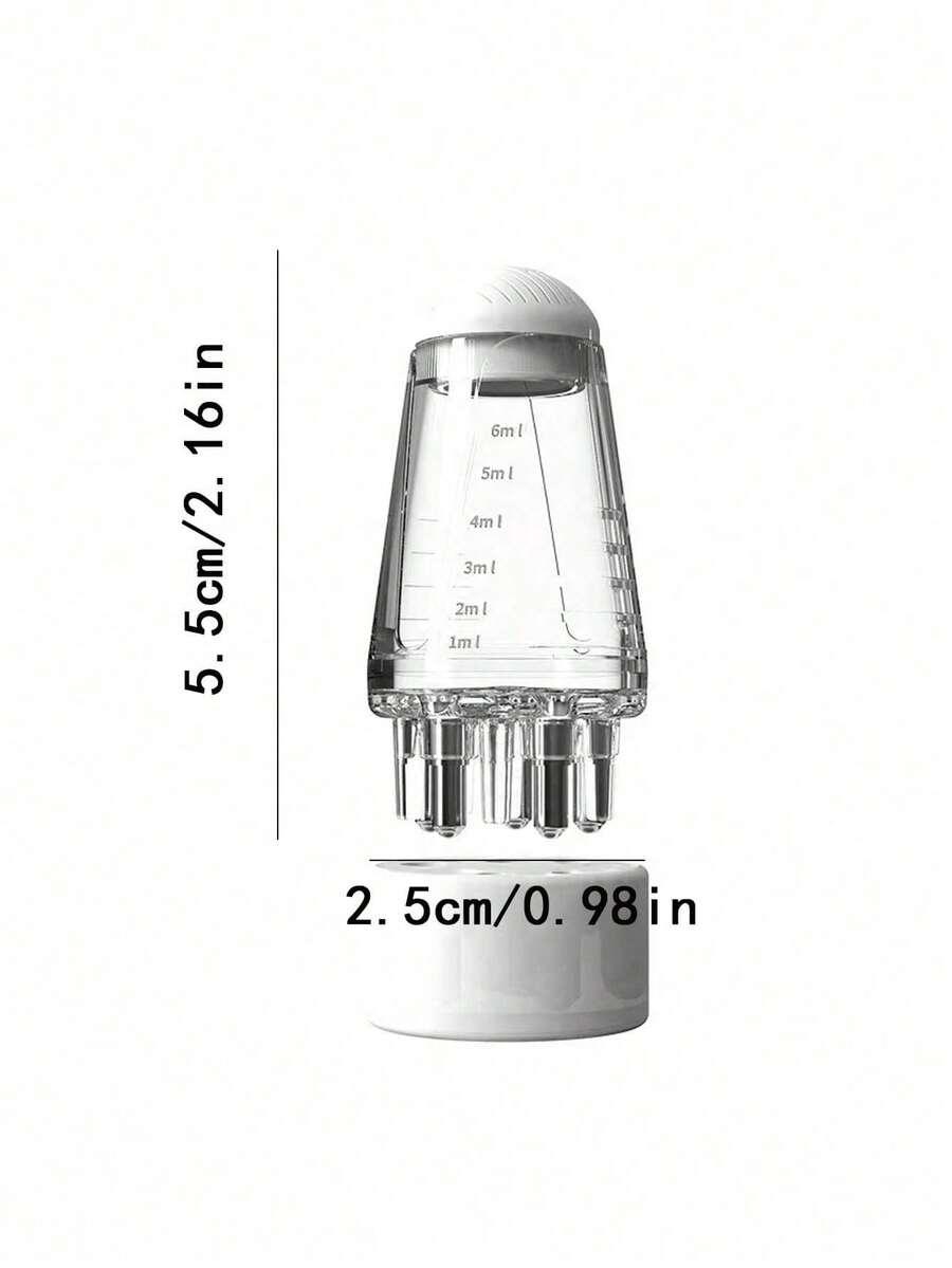 mini szczotka z atomizerem do skóry głowy