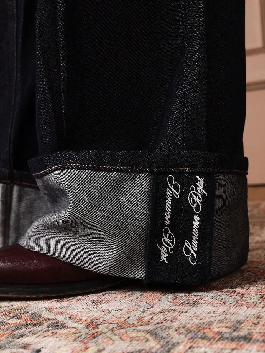 spodnie jeans zamek