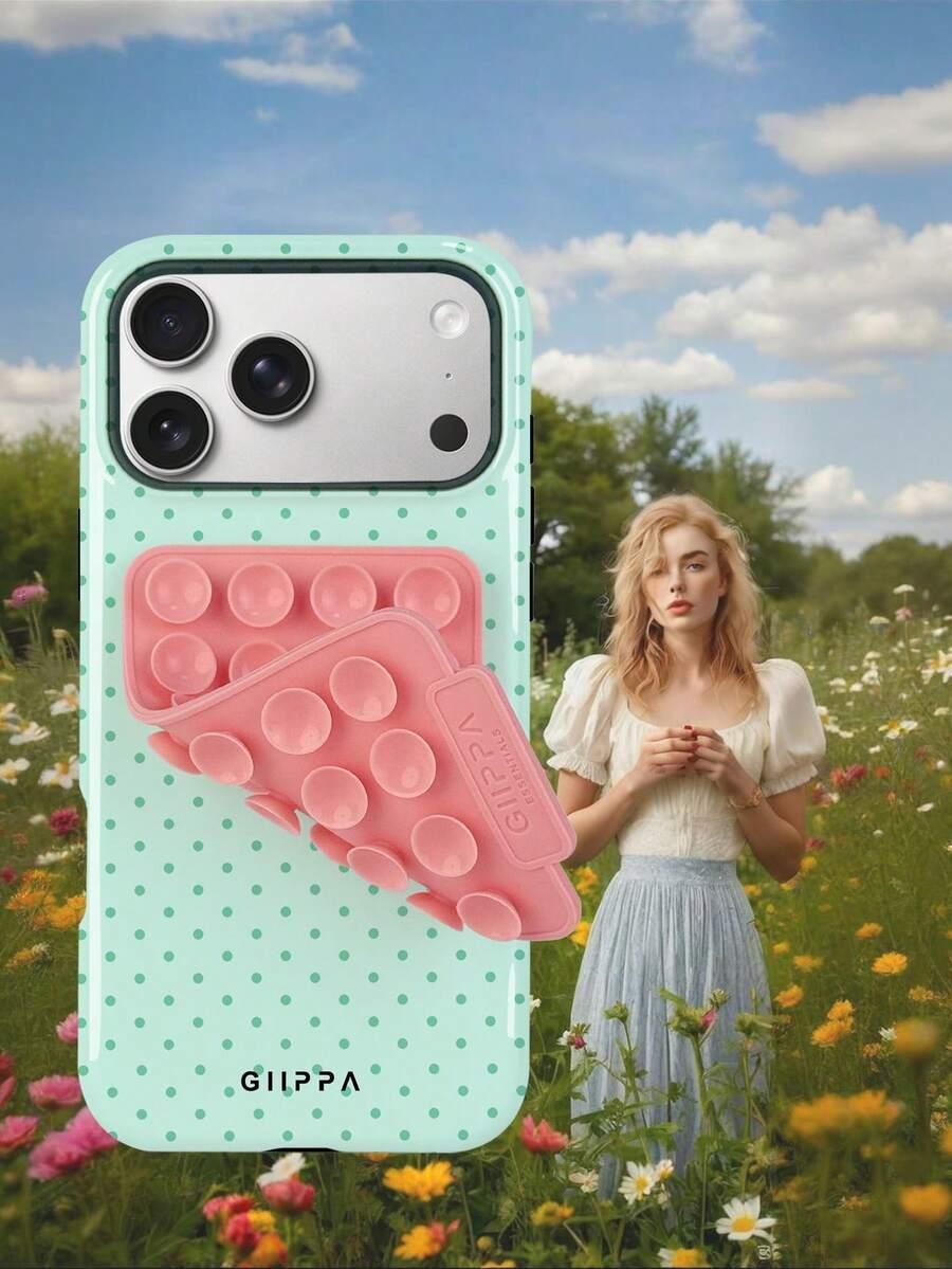 etui na telefon iphone 15 pro przyssawka zestaw