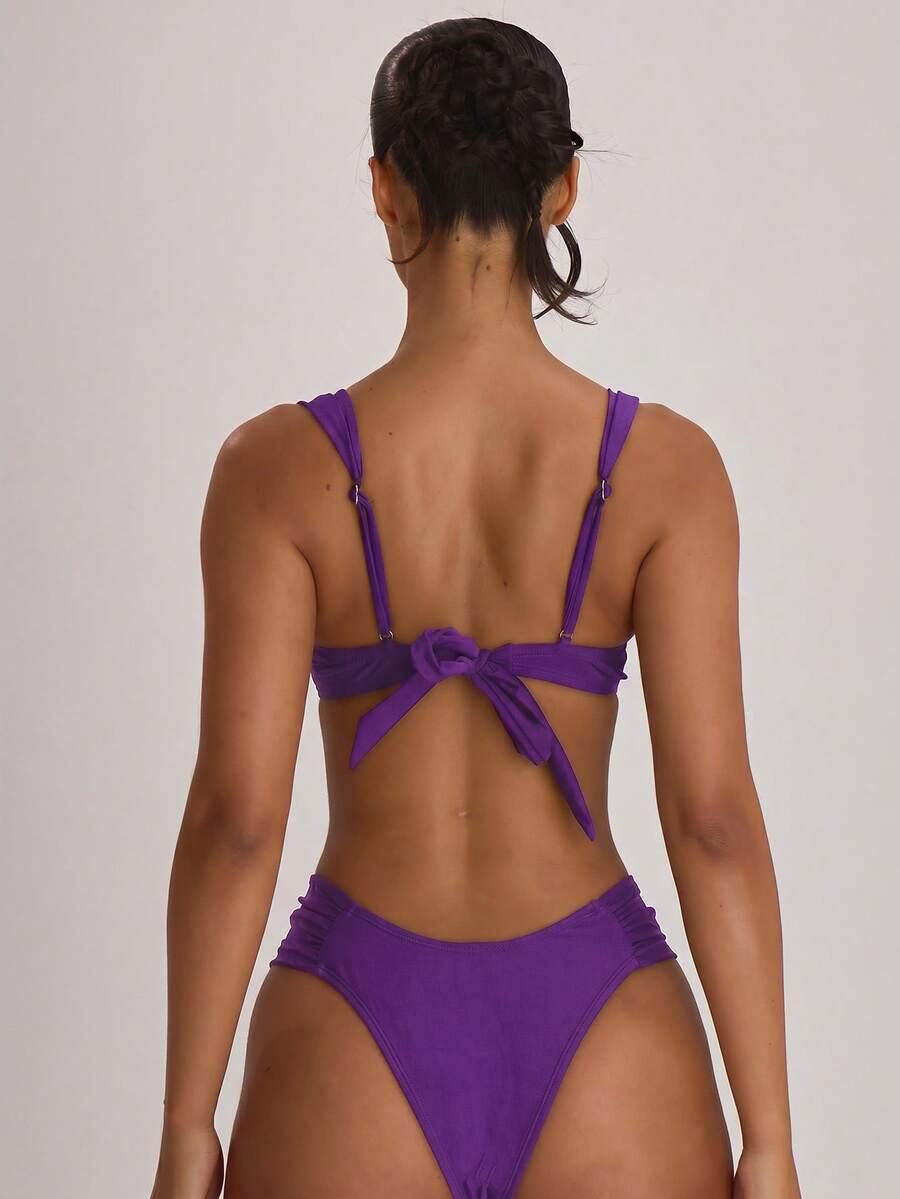 FIOLETOWY DÓŁ OD BIKINI