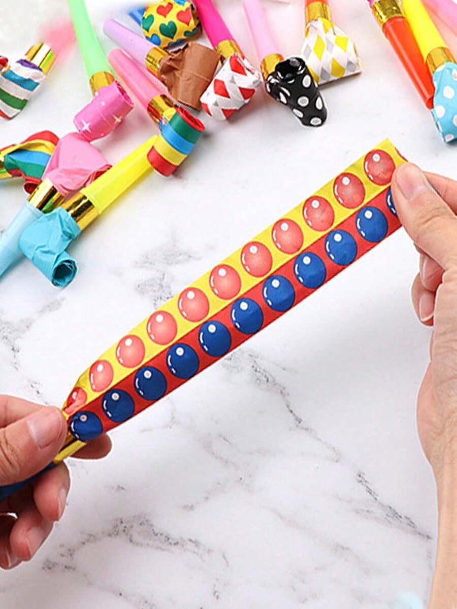 TRĄBKI URODZINOWE GWIZDKI 45-pack