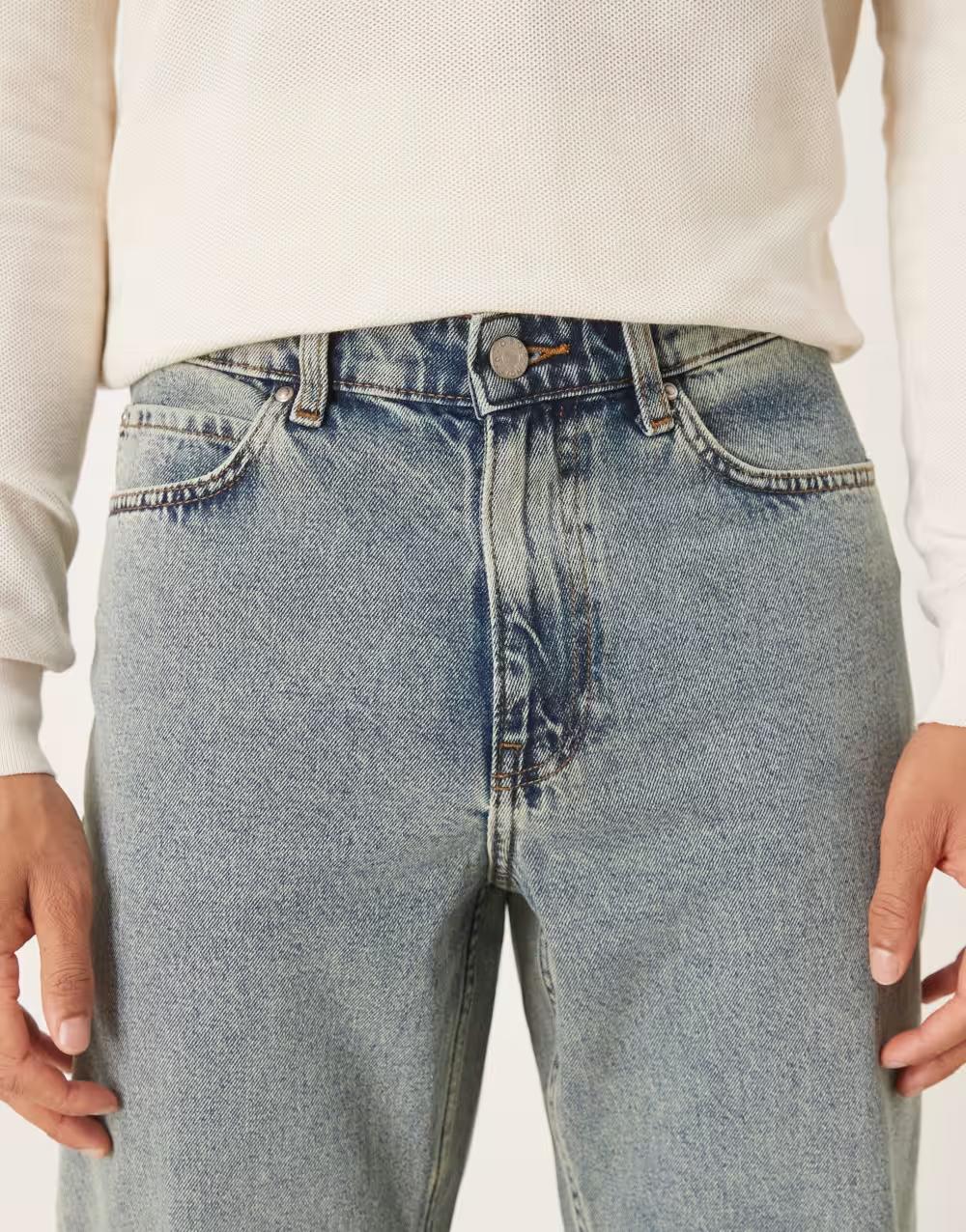 NIEBIESKIE SPODNIE JEANS