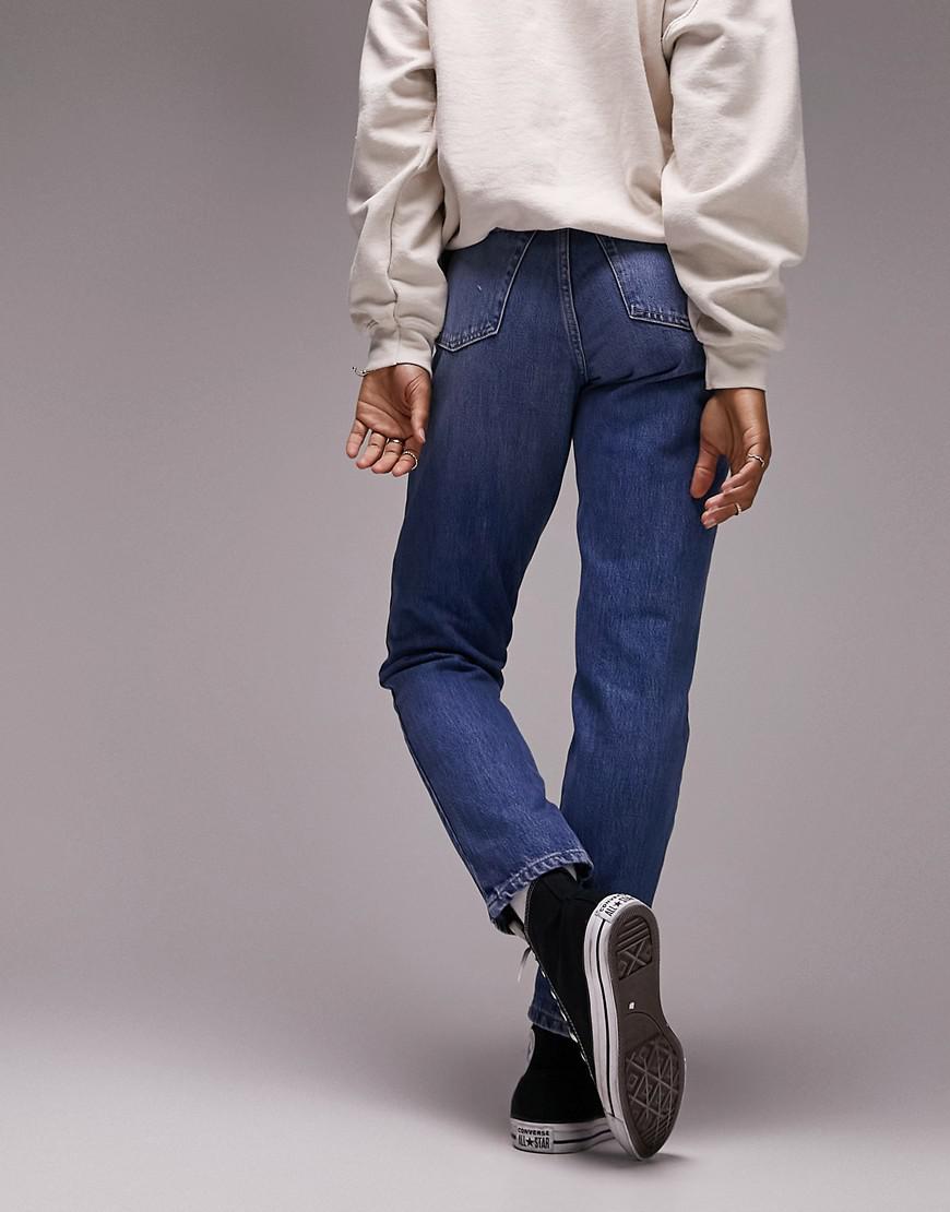 SPODNIE MOM JEANS