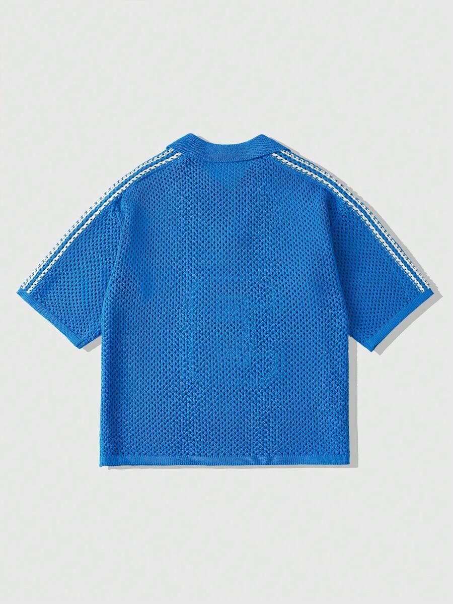 KOSZULKA AŻUROWA POLO 