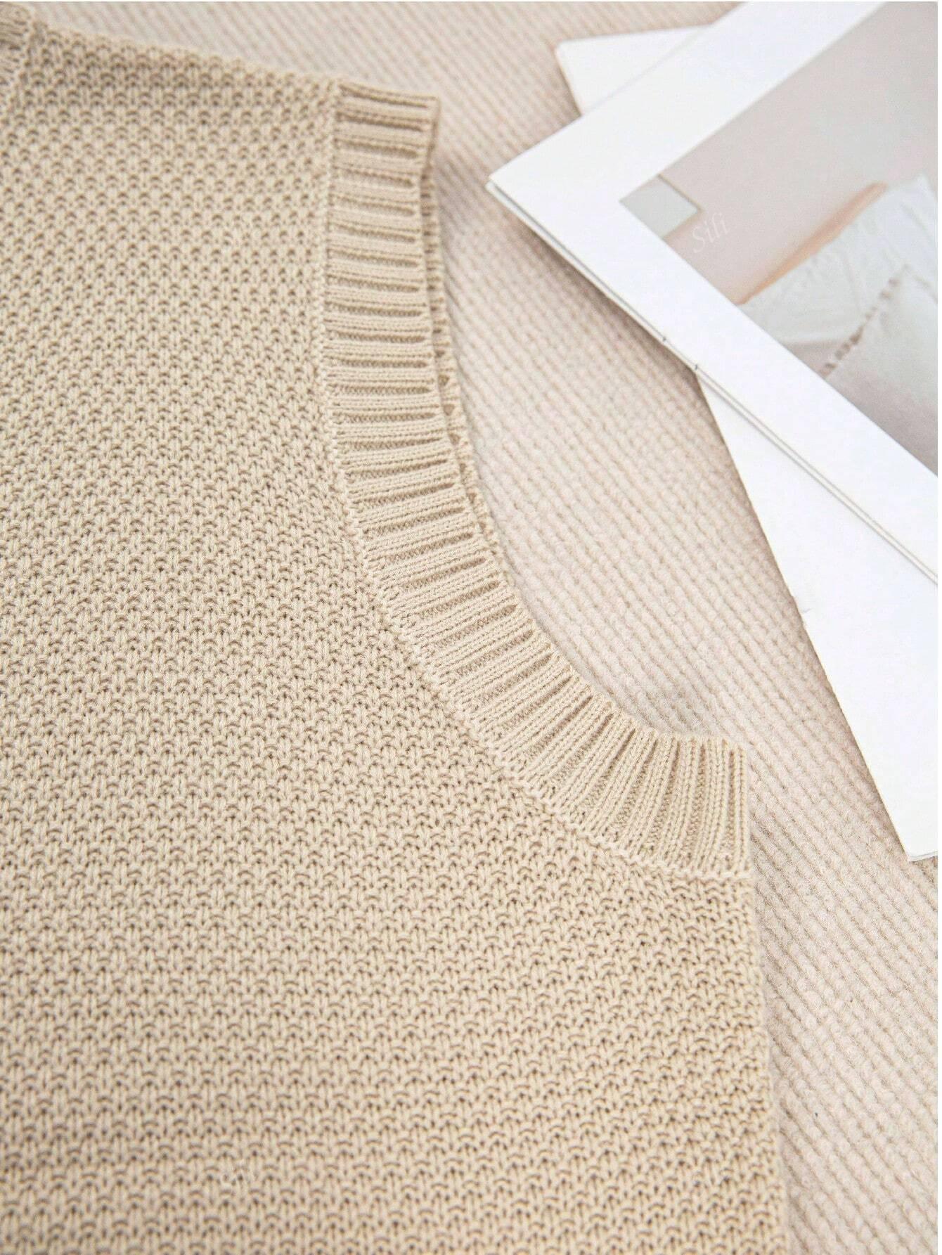 SWETER BEZ RĘKAWÓW 