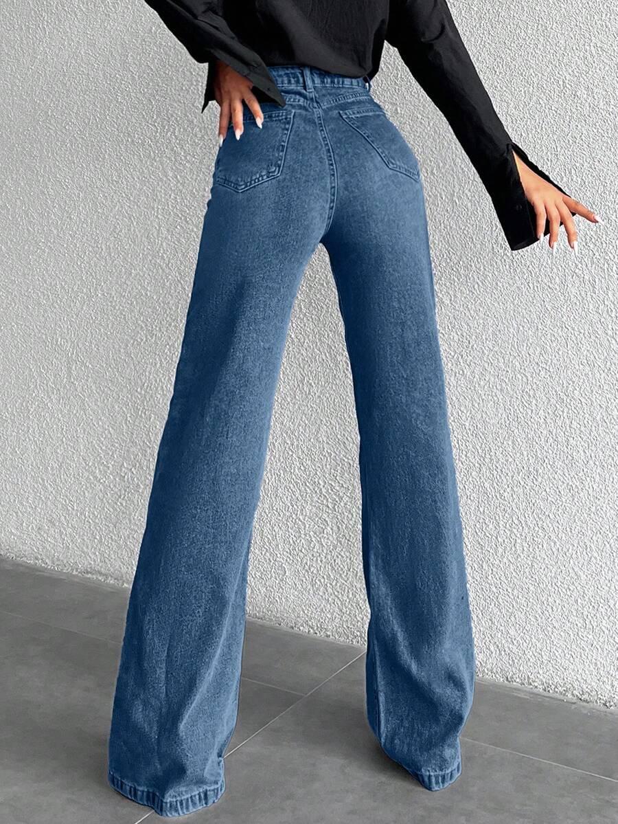 NIEBIESKIE SPODNIE JEANS