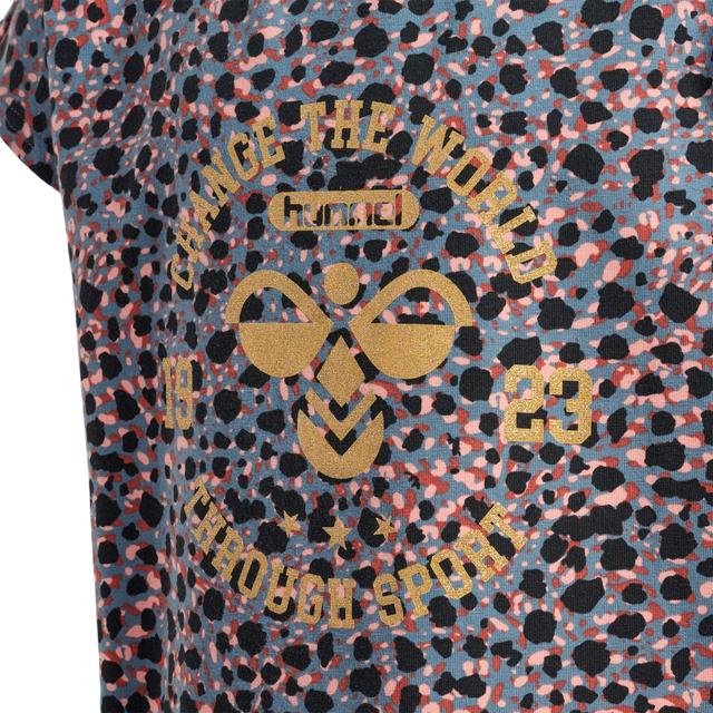 klasyczny t-shirt animal print logo połysk MEJSE