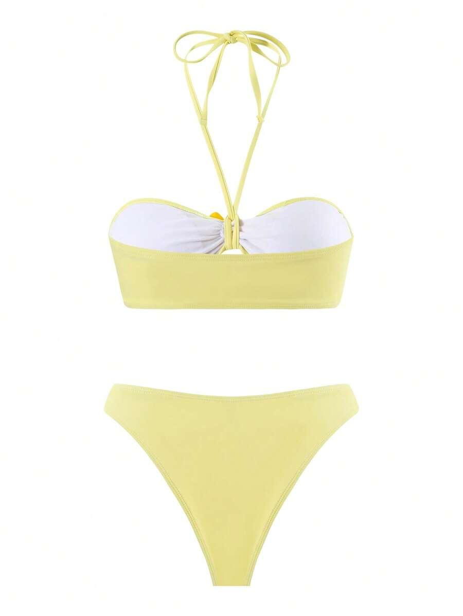 żółta góra od bikini 