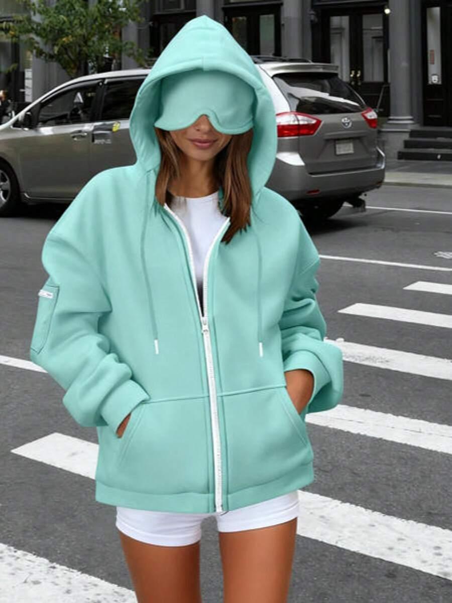 zielona bluza kaptur