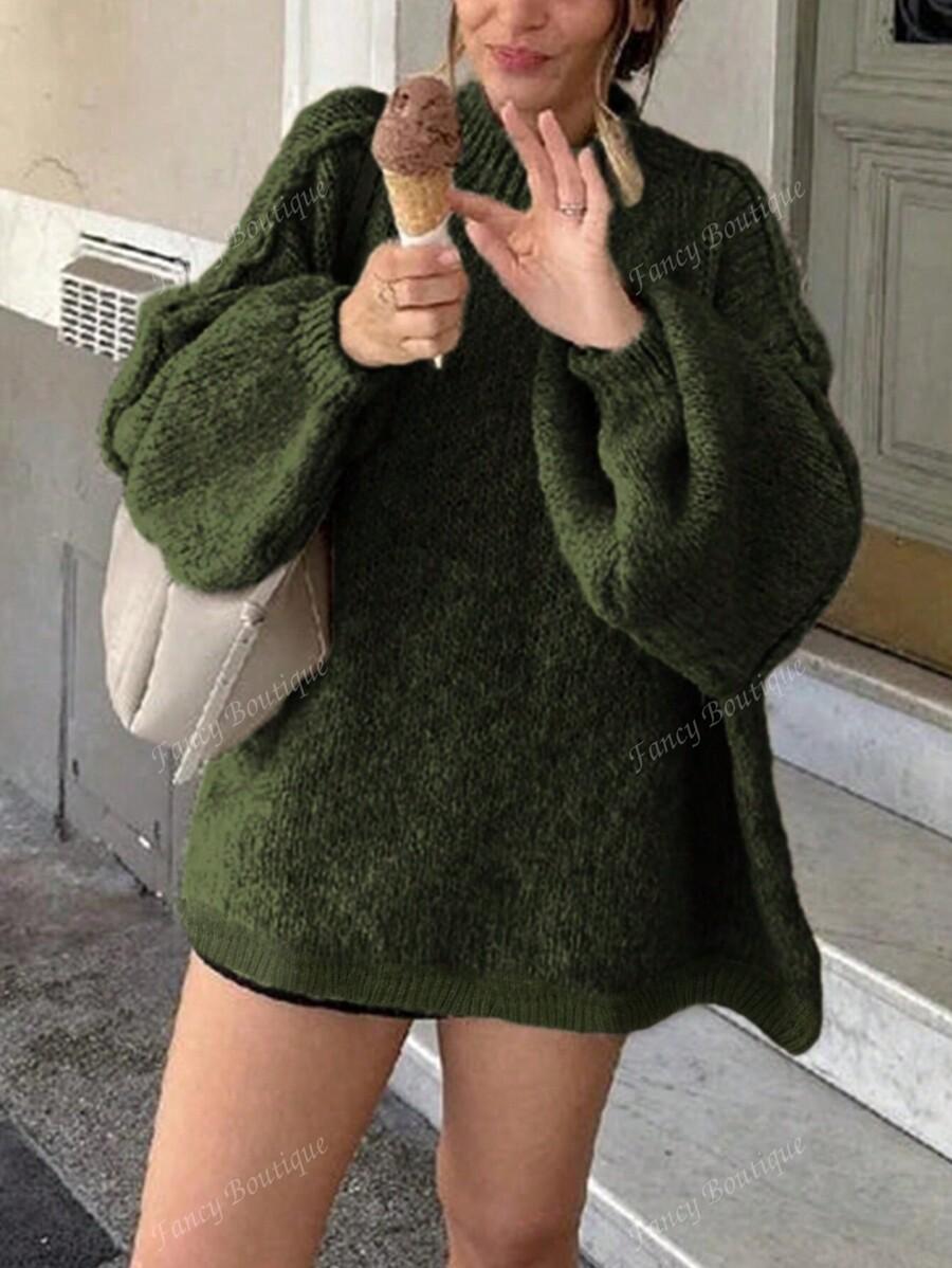 SWETER ZE STÓJKĄ