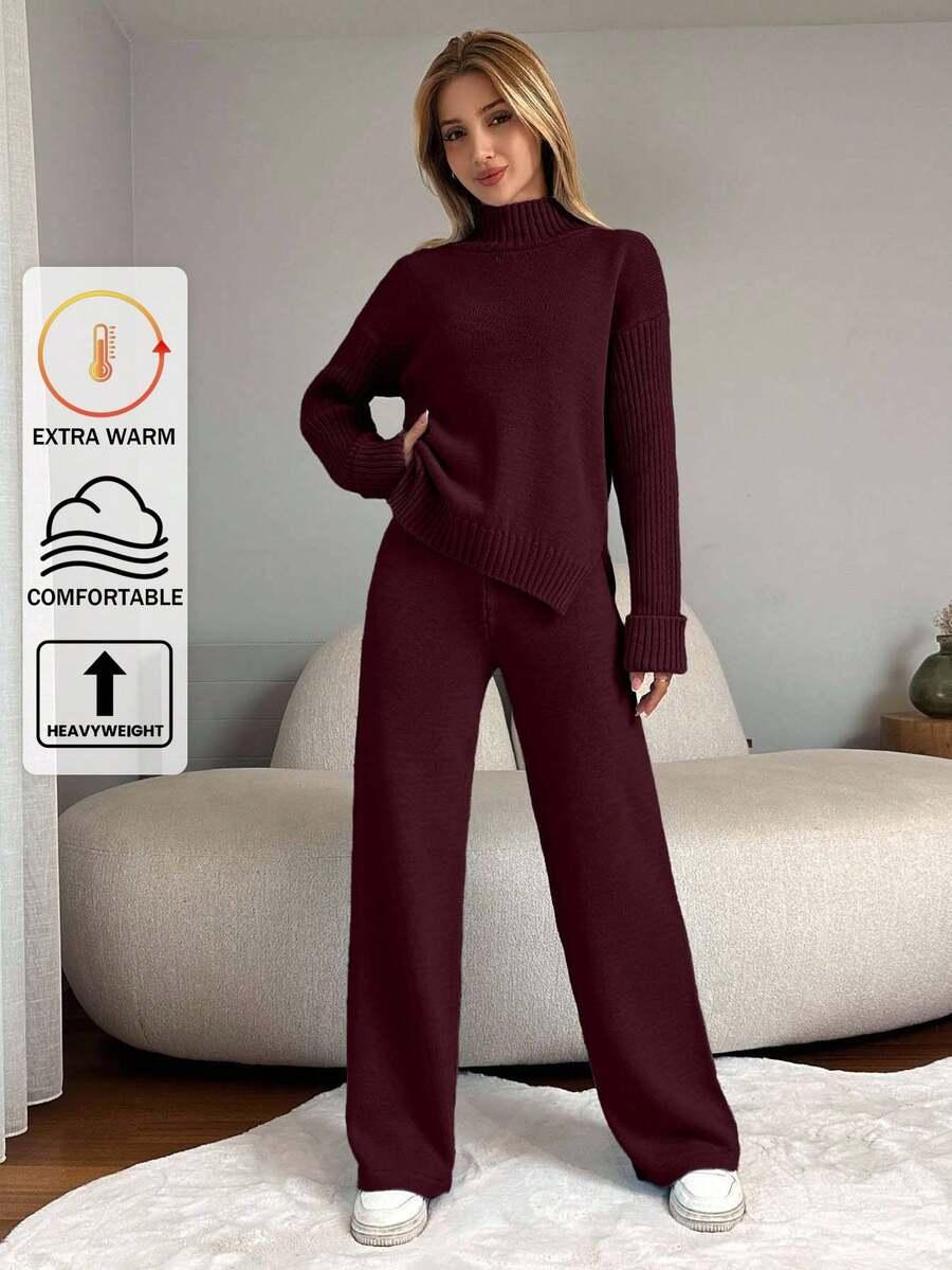spodnie sweter komplet
