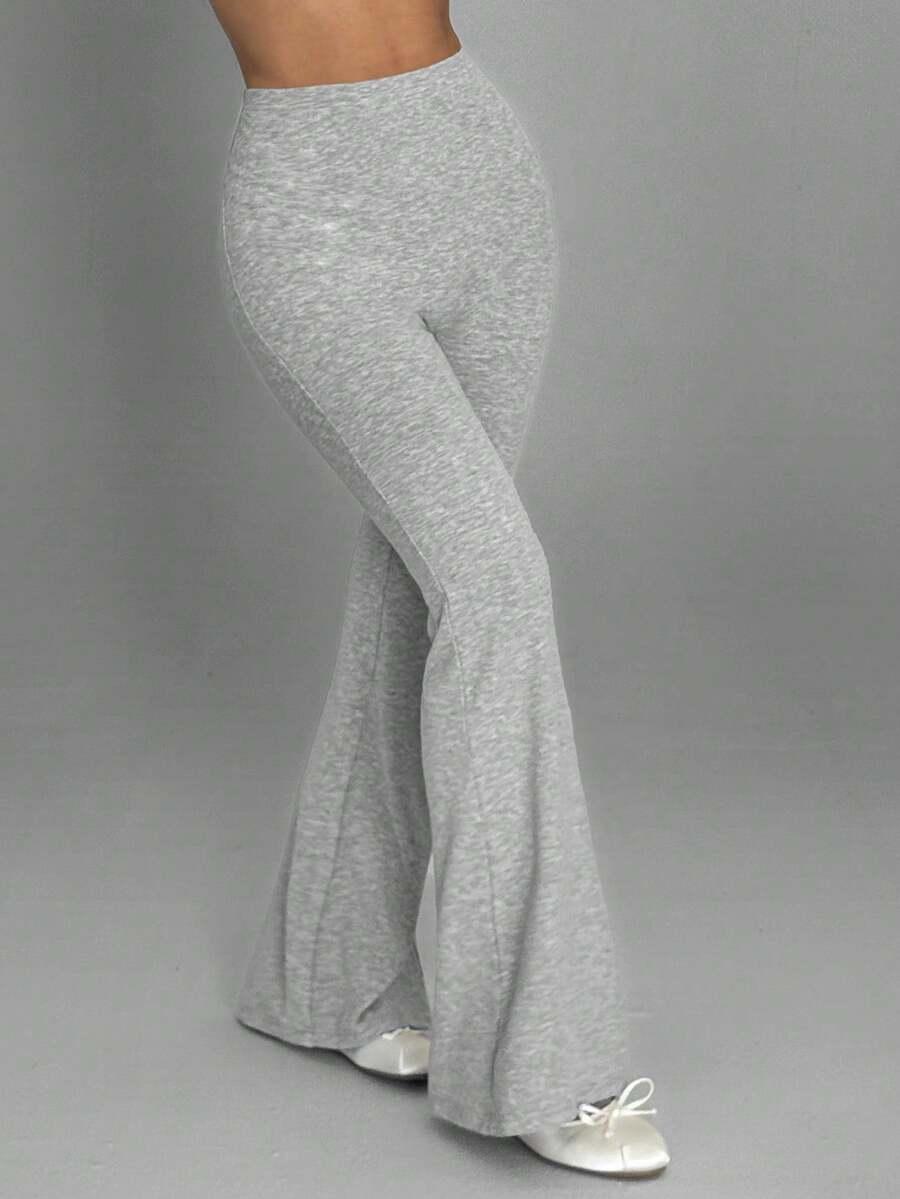 LEGGINSY W PRĄŻKI DZWONY