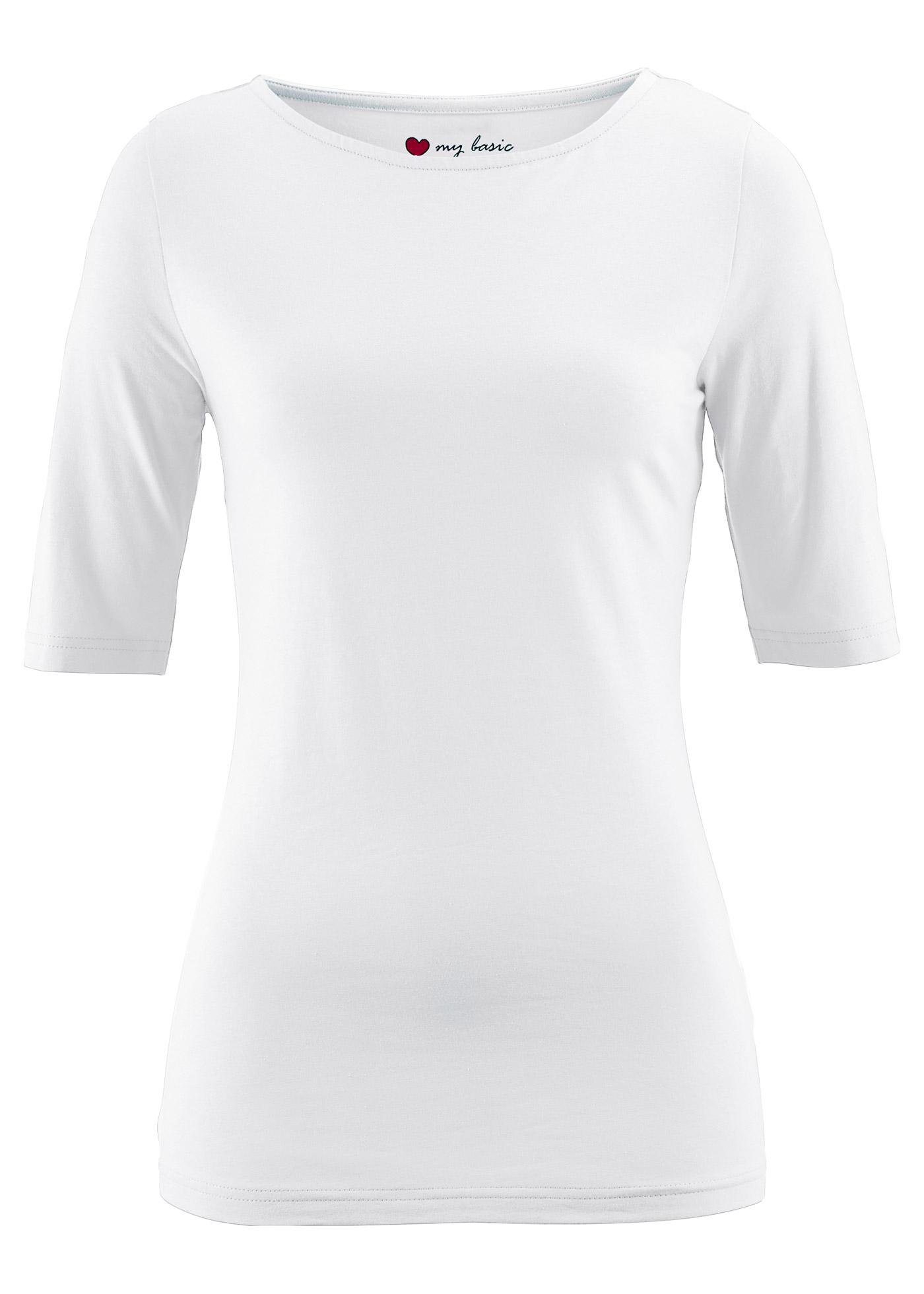 BIAŁY T-SHIRT BASIC