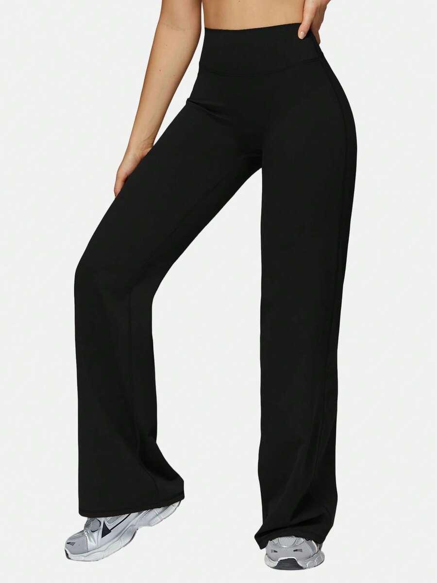 czarne sportowe legginsy