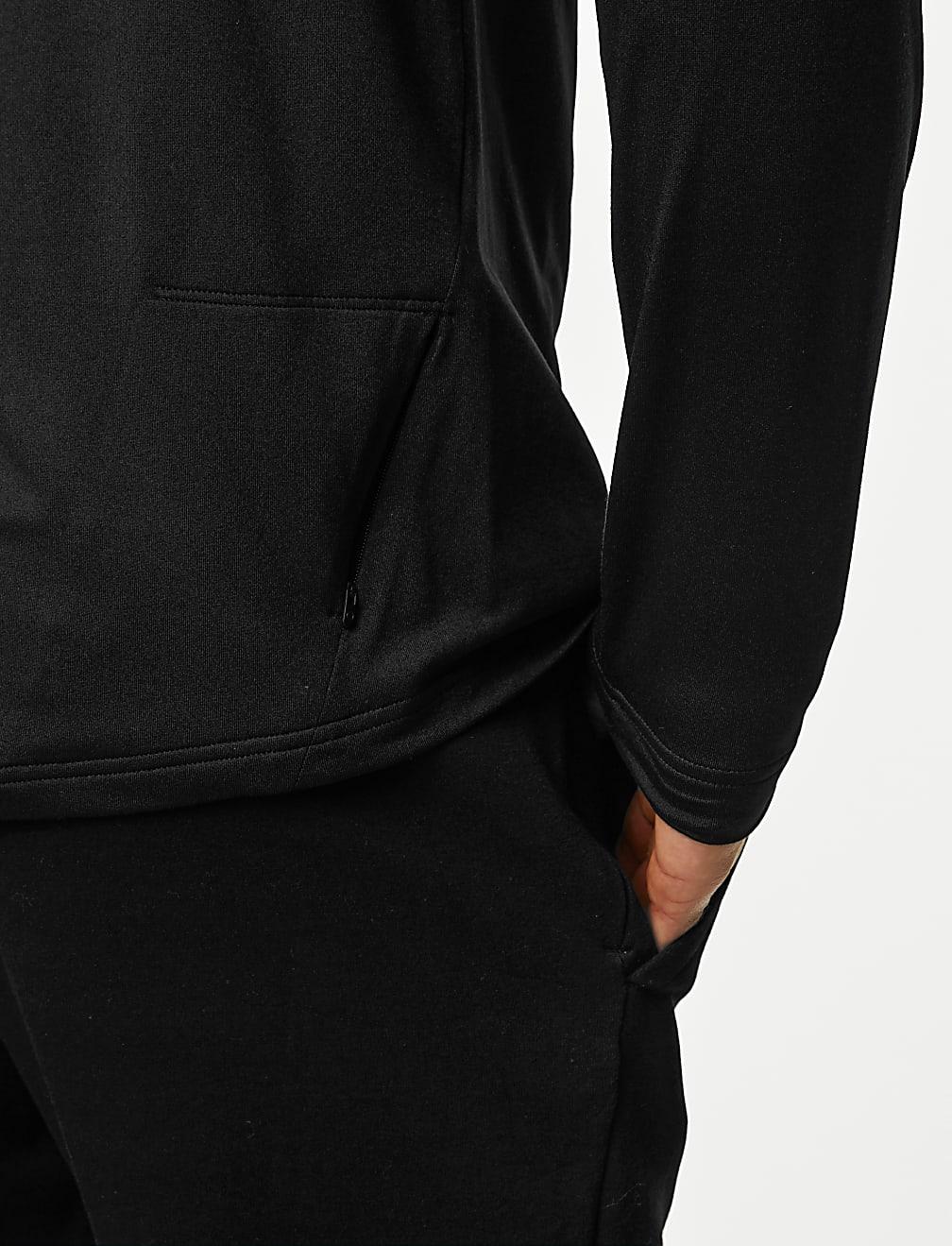 CZARNA BLUZA ZAMEK BŁYSKAWICZNY T28-9632P-Y0