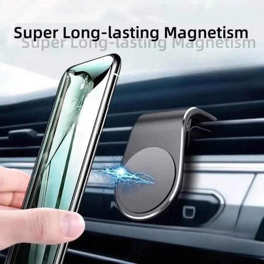 czarny magnetyczny uchwyt do telefonu