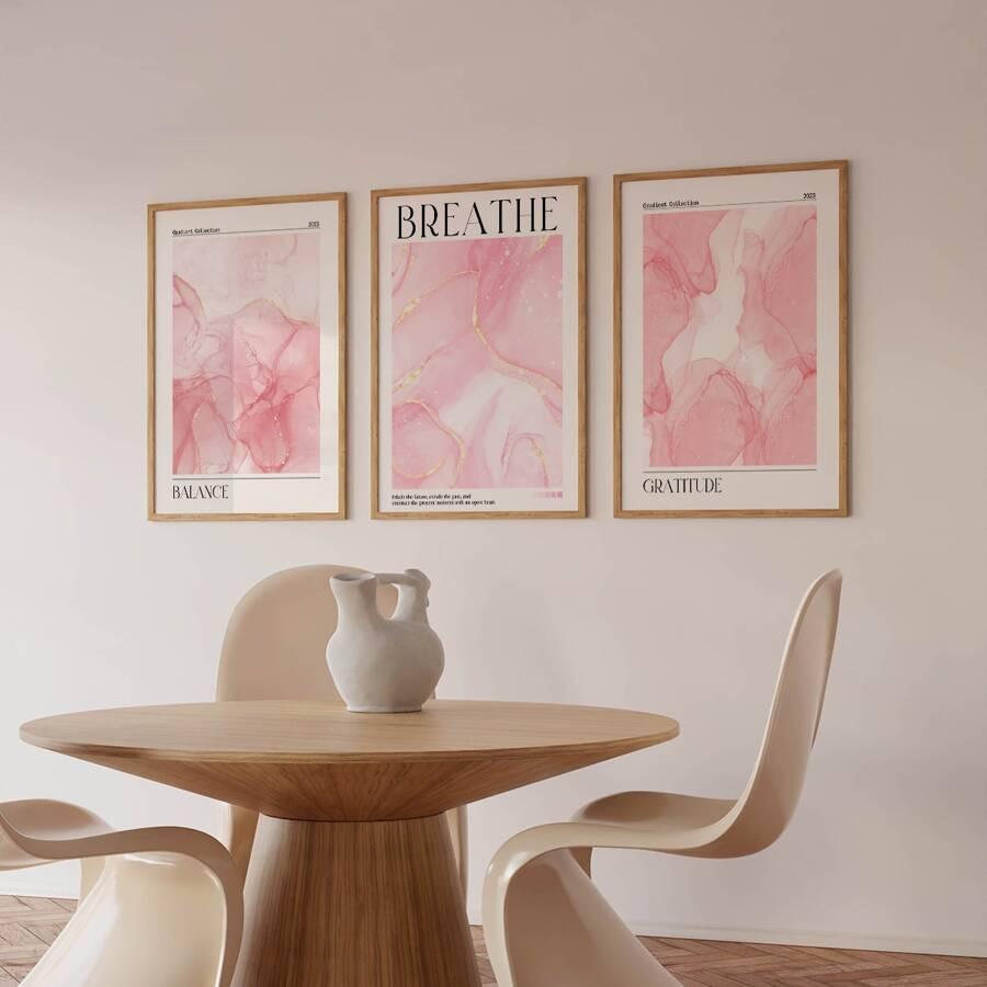 plakat dekoracja print 3-pack